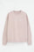 Pale-pink sweatshirt with Established 2012 Polo Club embroidery