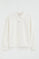 Nude double-neck sweatshirt with Polo Club embroidery