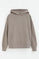 Taupe hoodie with kangaroo pocket Polo Club