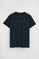 Navy-blue T-shirt with Established 2012 Polo Club embroidery