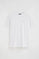 White regular-fit T-shirt with Polo Club embroidery