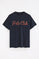 Navy-blue T-shirt with Polo Club velvety logo