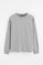 Grey-marl long-sleeve T-shirt with Rigby Go embroidery