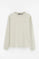 Beige long-sleeve T-shirt with Rigby Go embroidery