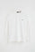 White Henley T-shirt with Rigby Go embroidery