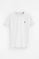 White regular-fit T-shirt with Rigby Go embroidery