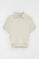 Beige soft-knit polo shirt with two-button fastening Polo Club