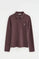 Plum contrasting polo shirt Rigby Go