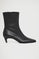 Black cow leather ankle boots Polo Club Leane
