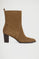 Brown cow suede ankle boots Polo Club Ivana