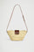 Brown medium basket bag with Polo Club logo